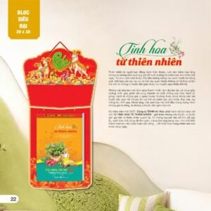 Lịch Bloc Siêu Đại 2027 AH Mẫu AH10 (20 x 30cm) Quà Tết Truyền Thống Gốm Sứ & Lịch in logo doanh nghiệp quà tặng Tết tại Gốm Sứ Bát Tràng & Quà Tết