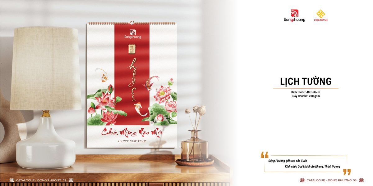 Lịch Bloc ĐP 2027 DP25 Quà Tết Truyền Thống Gốm Sứ & Lịch