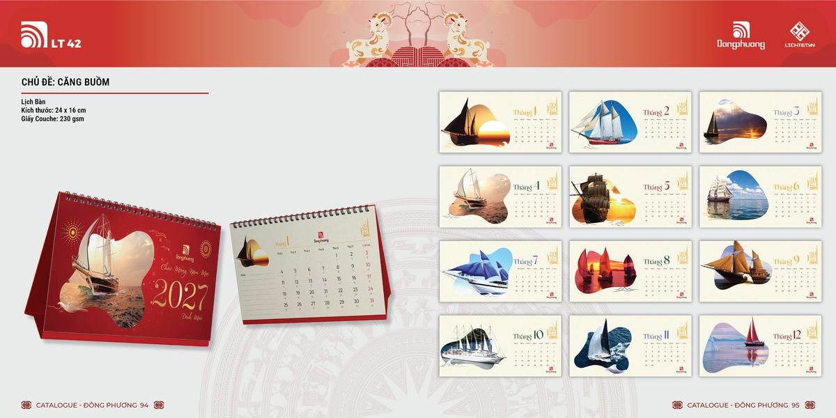 Lịch Bloc ĐP 2027 DP46 Quà Tết Truyền Thống Gốm Sứ & Lịch Lịch Bloc ĐP 2027 DP46 Quà Tết Truyền Thống Gốm Sứ & Lịch