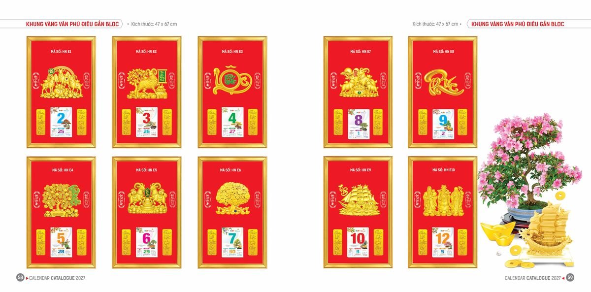 Lịch Bloc Hoa Niên 2027 ĐP DPHN28 Quà Tết Truyền Thống Gốm Sứ & Lịch Lịch Bloc Hoa Niên 2027 ĐP DPHN28 Quà Tết Truyền Thống Gốm Sứ & Lịch