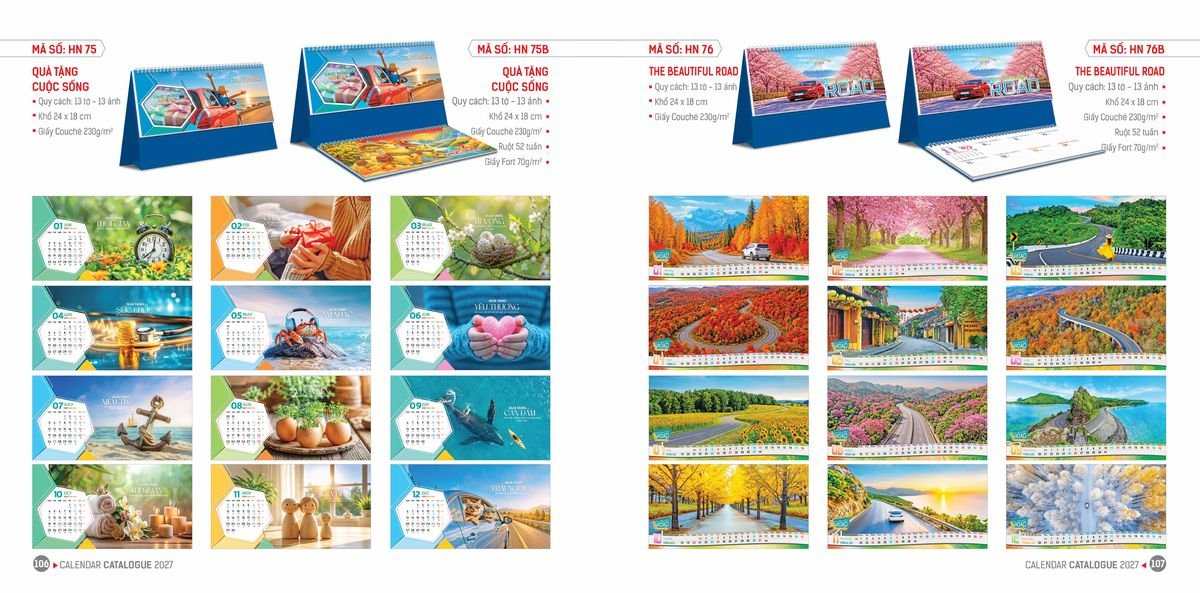 Lịch Bloc Hoa Niên 2027 ĐP DPHN52 Quà Tết Truyền Thống Gốm Sứ & Lịch Lịch Bloc Hoa Niên 2027 ĐP DPHN52 Quà Tết Truyền Thống Gốm Sứ & Lịch