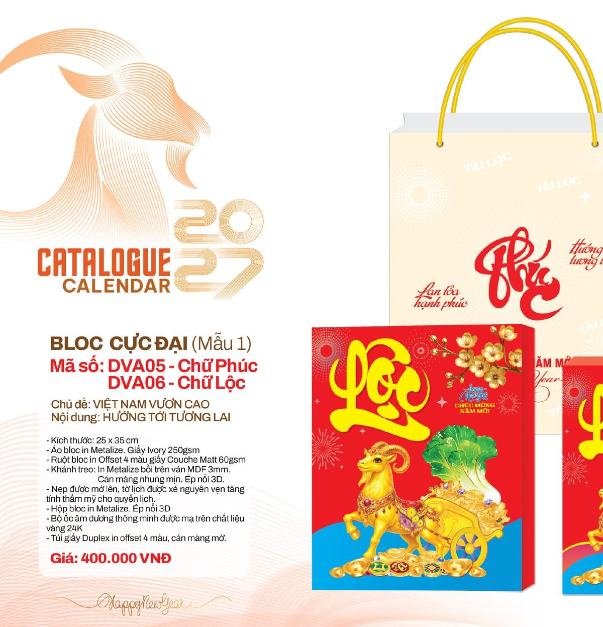 Lịch Bloc Cực Đại 2027 DVA Mẫu DVA05 (25 x 35cm) Quà Tết Truyền Thống Gốm Sứ & Lịch Lịch Bloc Cực Đại 2027 DVA Mẫu DVA05 (25 x 35cm) Quà Tết Truyền Thống Gốm Sứ & Lịch in logo doanh nghiệp quà tặng Tết tại Gốm Sứ Bát Tràng & Quà Tết