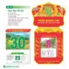 Lịch Bloc Đại Đặc Biệt 2027 HBT Mẫu HBT166 - Lộc Xuân (17 x 24cm) Quà Tết Truyền Thống Gốm Sứ & Lịch in logo doanh nghiệp quà tặng Tết tại Gốm Sứ Bát Tràng & Quà Tết