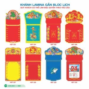 Lịch Bìa Treo 2027 HBT Mẫu HBT231 (40 x 62 cm) Quà Tết Truyền Thống Gốm Sứ & Lịch in logo doanh nghiệp quà tặng Tết tại Gốm Sứ Bát Tràng & Quà Tết