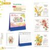 Lịch Để Bàn 2027 HT Mẫu HT78 (18 x 21cm) Quà Tết Truyền Thống Gốm Sứ & Lịch in logo doanh nghiệp quà tặng Tết tại Gốm Sứ Bát Tràng & Quà Tết