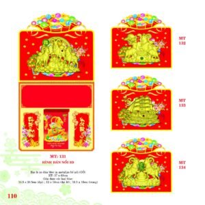 Bìa Lò Xo Dán Bloc 2027 MT Mẫu MT134 (37 x 68cm) Quà Tết Truyền Thống Gốm Sứ & Lịch in logo doanh nghiệp quà tặng Tết tại Gốm Sứ Bát Tràng & Quà Tết