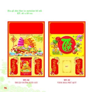 Lịch Bloc 2027 MT Mẫu MT83 (29 x 41 cm) Quà Tết Truyền Thống Gốm Sứ & Lịch in logo doanh nghiệp quà tặng Tết tại Gốm Sứ Bát Tràng & Quà Tết