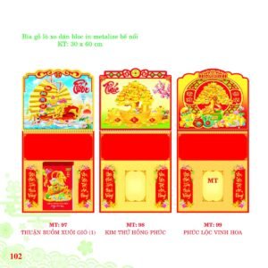 Bìa Lò Xo Dán Bloc 2027 MT Mẫu MT99 - Thuận Buồm Xuôi Gió (30 x 60cm) Quà Tết Truyền Thống Gốm Sứ & Lịch in logo doanh nghiệp quà tặng Tết tại Gốm Sứ Bát Tràng & Quà Tết