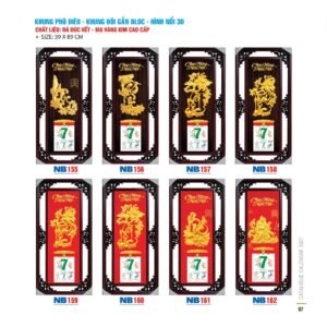 Lịch Bloc 2027 NB Mẫu NB155 (39  x  89 cm) Quà Tết Truyền Thống Gốm Sứ & Lịch in logo doanh nghiệp quà tặng Tết tại Gốm Sứ Bát Tràng & Quà Tết