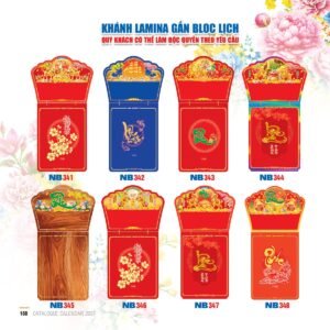 Lịch Bloc 2027 NB Mẫu NB344 (29 x 41 cm) Quà Tết Truyền Thống Gốm Sứ & Lịch in logo doanh nghiệp quà tặng Tết tại Gốm Sứ Bát Tràng & Quà Tết