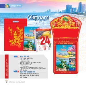Lịch Bloc Siêu Đại 2027 NB Mẫu NB6 (20 x 30cm) Quà Tết Truyền Thống Gốm Sứ & Lịch in logo doanh nghiệp quà tặng Tết tại Gốm Sứ Bát Tràng & Quà Tết