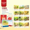 Lịch Bàn Chữ A 2027 NHA Mẫu NHA94 (17 x 19cm) Quà Tết Truyền Thống Gốm Sứ & Lịch in logo doanh nghiệp quà tặng Tết tại Gốm Sứ Bát Tràng & Quà Tết
