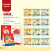 Lịch Bàn Chữ A 2027 NHA Mẫu NHA98 (17 x 19cm) Quà Tết Truyền Thống Gốm Sứ & Lịch in logo doanh nghiệp quà tặng Tết tại Gốm Sứ Bát Tràng & Quà Tết
