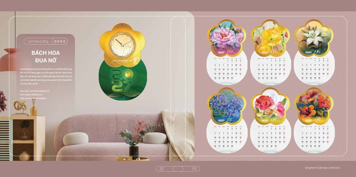 Lịch Bloc Cao Cấp SH 2027 SH21 Quà Tết Truyền Thống Gốm Sứ & Lịch Lịch Bloc Cao Cấp SH 2027 SH21 Quà Tết Truyền Thống Gốm Sứ & Lịch