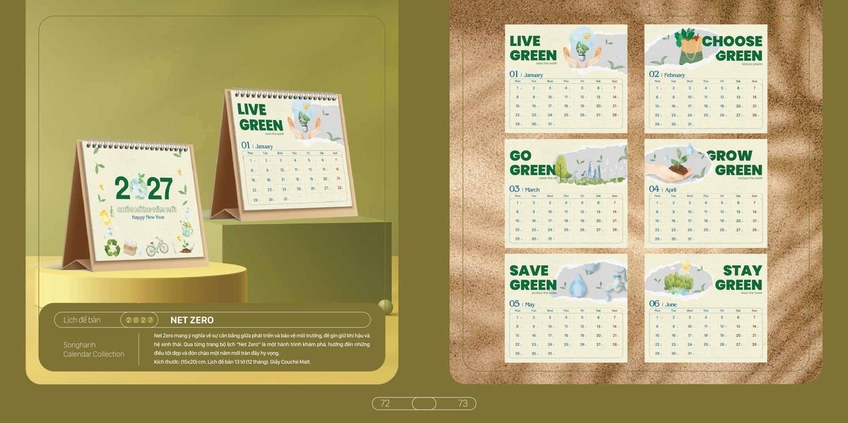 Lịch Bloc Cao Cấp SH 2027 SH31 Quà Tết Truyền Thống Gốm Sứ & Lịch