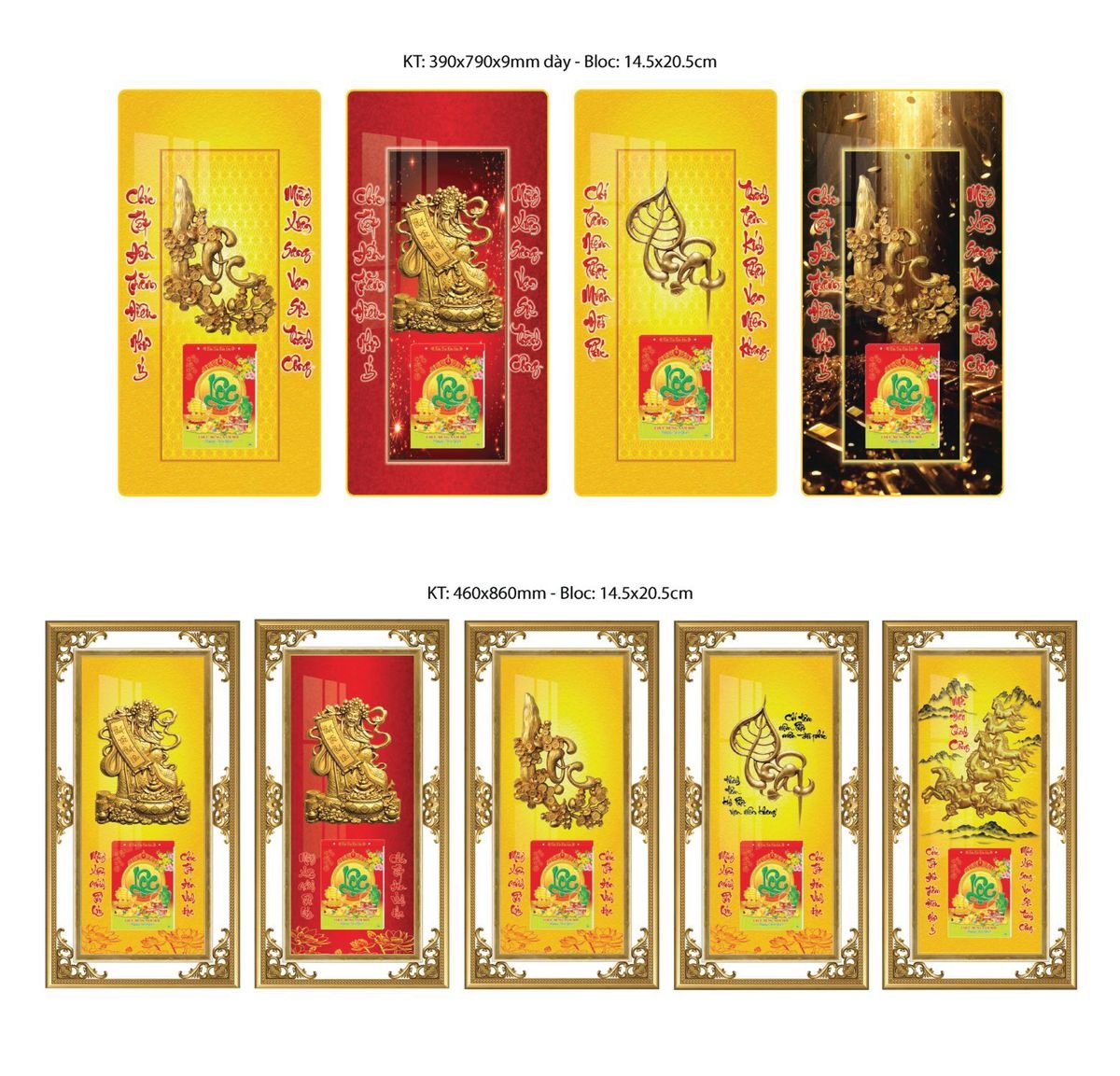 Lịch Bloc Siêu Cực Đại 2027 TDM95 Quà Tết Truyền Thống Gốm Sứ & Lịch