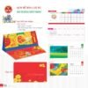 Lịch Để Bàn 2027 TD Mẫu TD43 (14 x 24cm) Quà Tết Truyền Thống Gốm Sứ & Lịch in logo doanh nghiệp quà tặng Tết tại Gốm Sứ Bát Tràng & Quà Tết