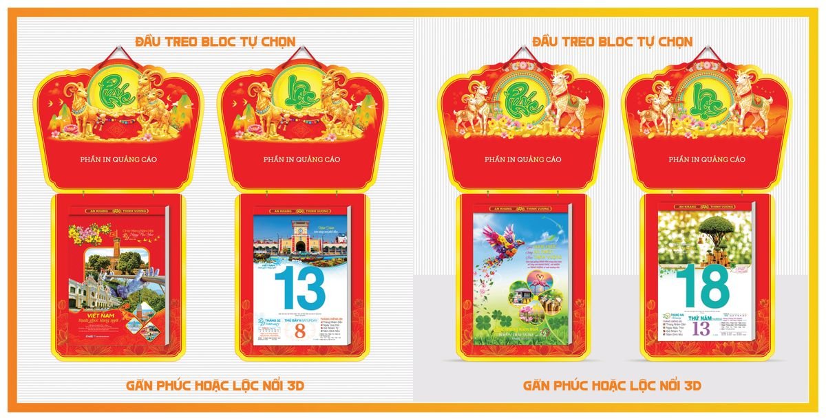 Lịch Bloc TPN 2027 TPNBLOC28 Quà Tết Truyền Thống Gốm Sứ & Lịch
