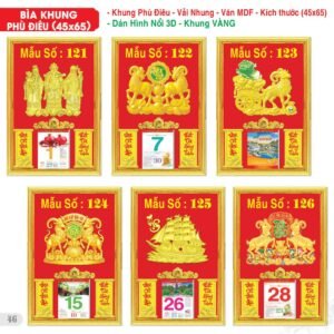 Lịch Bìa Treo 2027 TS Mẫu TS-47 (45 x 65 cm) Quà Tết Truyền Thống Gốm Sứ & Lịch