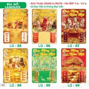 Lịch Bìa Treo 2027 TS Mẫu TS-63 (40 x 60 cm) Quà Tết Truyền Thống Gốm Sứ & Lịch