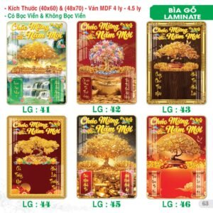 Lịch Bìa Treo 2027 TS Mẫu TS-64 (40 x 60 cm) Quà Tết Truyền Thống Gốm Sứ & Lịch