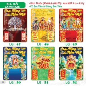 Lịch Bìa Treo 2027 TS Mẫu TS-65 (40 x 60 cm) Quà Tết Truyền Thống Gốm Sứ & Lịch