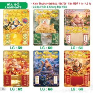 Lịch Bìa Treo 2027 TS Mẫu TS-67 (40 x 60 cm) Quà Tết Truyền Thống Gốm Sứ & Lịch