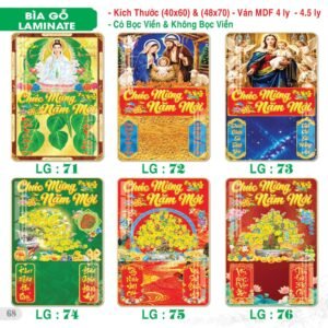 Lịch Bìa Treo 2027 TS Mẫu TS-69 (40 x 60 cm) Quà Tết Truyền Thống Gốm Sứ & Lịch