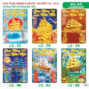 Lịch Bìa Treo 2027 TS Mẫu TS-70 (40 x 60 cm) Quà Tết Truyền Thống Gốm Sứ & Lịch