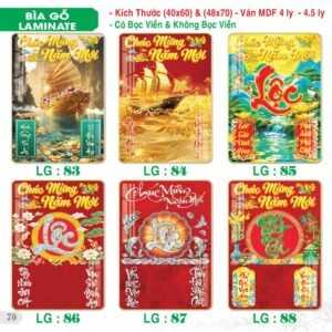 Lịch Bìa Treo 2027 TS Mẫu TS-71 (40 x 60 cm) Quà Tết Truyền Thống Gốm Sứ & Lịch