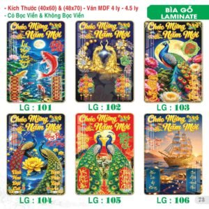 Lịch Bìa Treo 2027 TS Mẫu TS-74 (40 x 60 cm) Quà Tết Truyền Thống Gốm Sứ & Lịch
