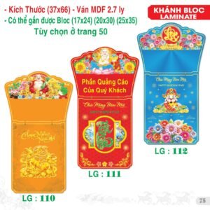 Lịch Bloc Siêu Đại 2027 TS Mẫu TS-76 (37 x 66 cm) Quà Tết Truyền Thống Gốm Sứ & Lịch