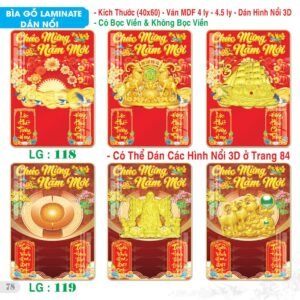 Lịch Bìa Treo 2027 TS Mẫu TS-79 (40 x 60 cm) Quà Tết Truyền Thống Gốm Sứ & Lịch