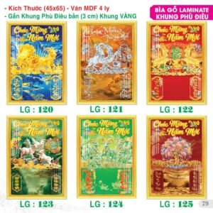 Lịch Bìa Treo 2027 TS Mẫu TS-80 (45 x 65 cm) Quà Tết Truyền Thống Gốm Sứ & Lịch