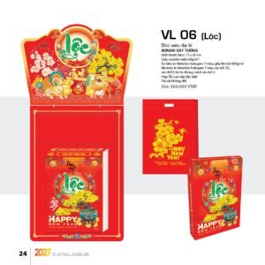Lịch Bloc Siêu Đại 2027 VL Mẫu VL06 (17 x 24cm) Quà Tết Truyền Thống Gốm Sứ & Lịch in logo doanh nghiệp quà tặng Tết tại Gốm Sứ Bát Tràng & Quà Tết
