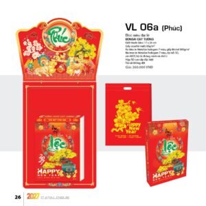 Lịch Bloc Siêu Đại 2027 VL Mẫu VL06A (17 x 24cm) Quà Tết Truyền Thống Gốm Sứ & Lịch in logo doanh nghiệp quà tặng Tết tại Gốm Sứ Bát Tràng & Quà Tết
